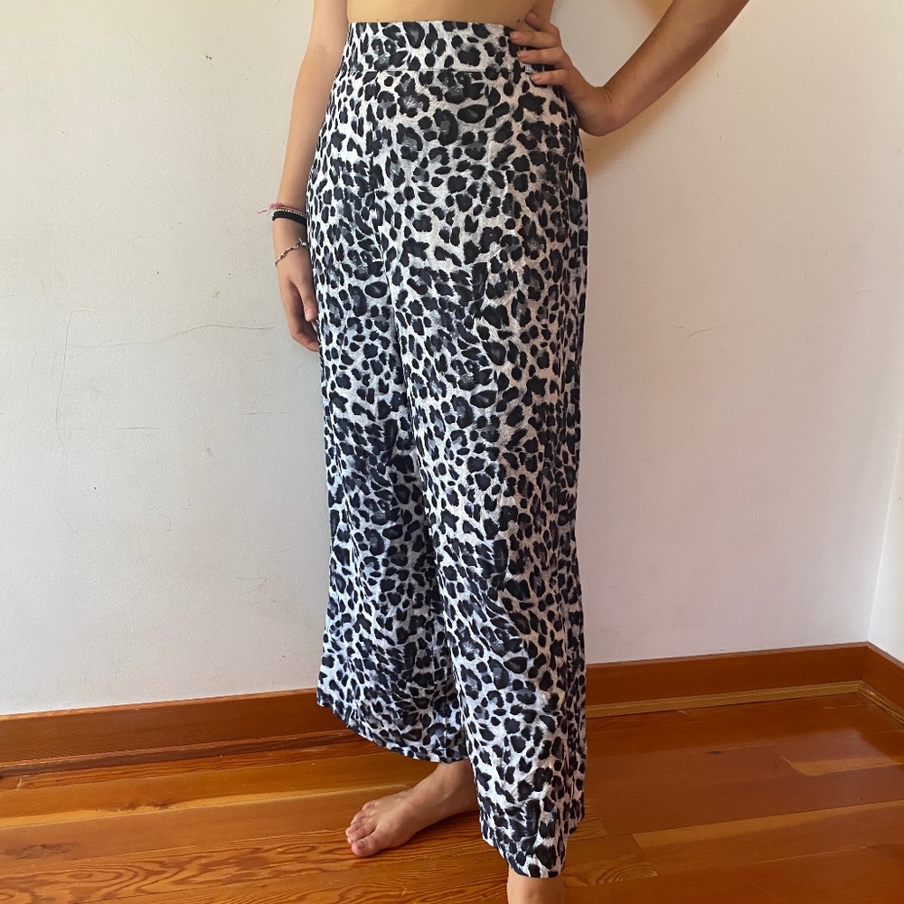 Cheetah print pants